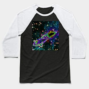 Black Panther Art - Glowing Edges 104 Baseball T-Shirt